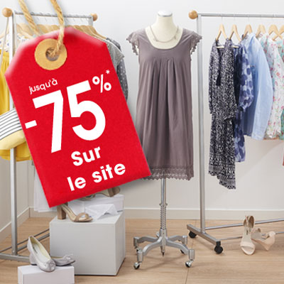 JusquâÃ  -75% sur le site !
